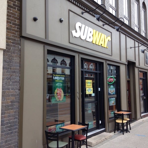 Subway storefront